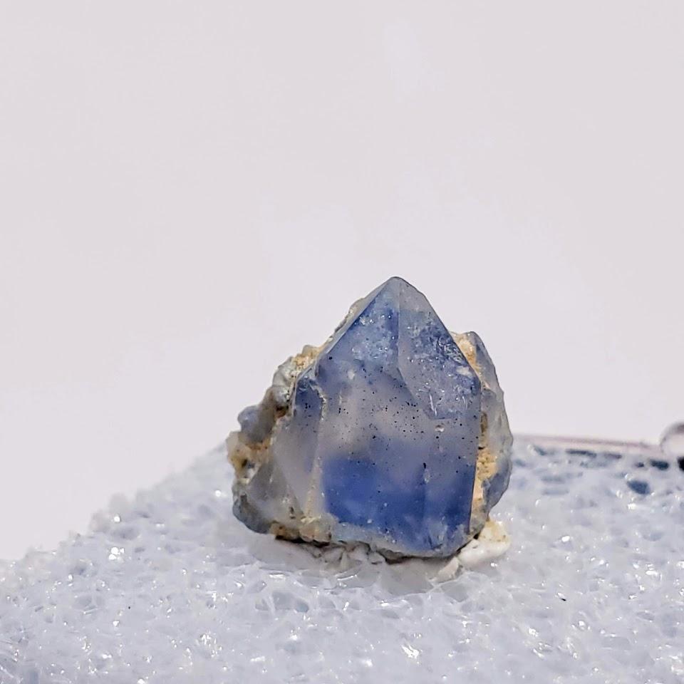 Rare Dumortierite & Quartz Mini Point From Brazil in Collectors Box #3 - Earth Family Crystals