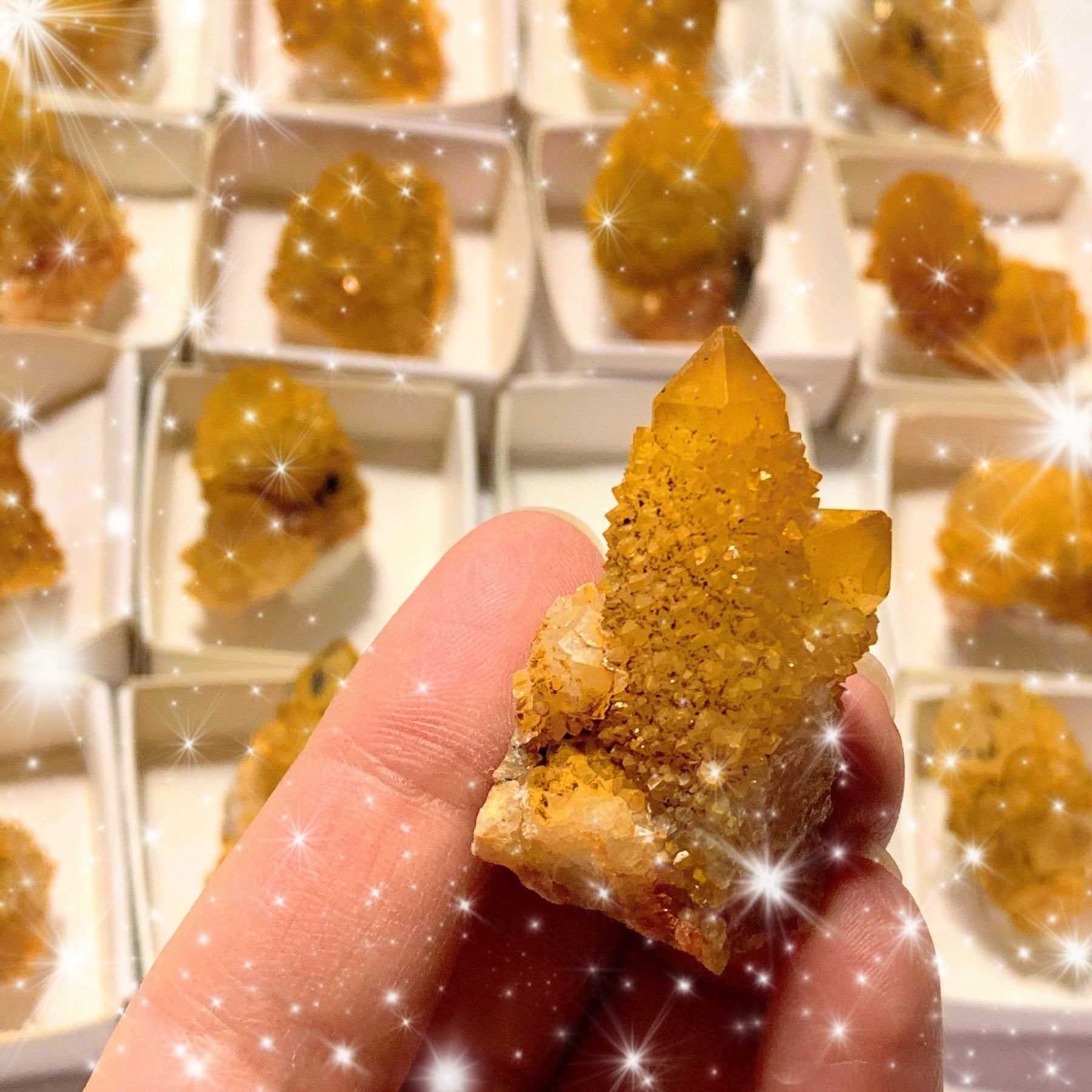 Citrine Spirit Quartz - Earth Family Crystals