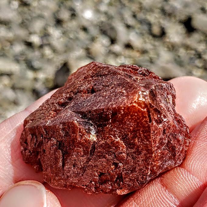 Red Amethyst Tip Point From Brazil - Earth Family Crystals