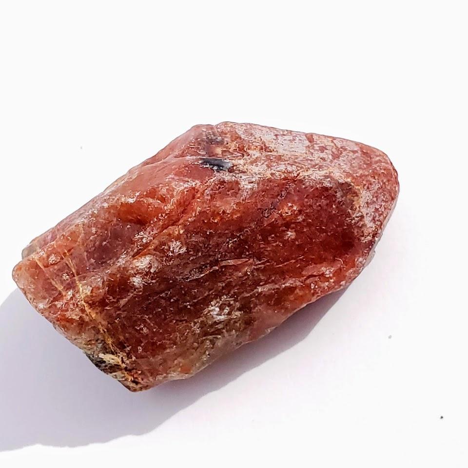 Saturated Blood Red Amethyst Natural Point from Brazil