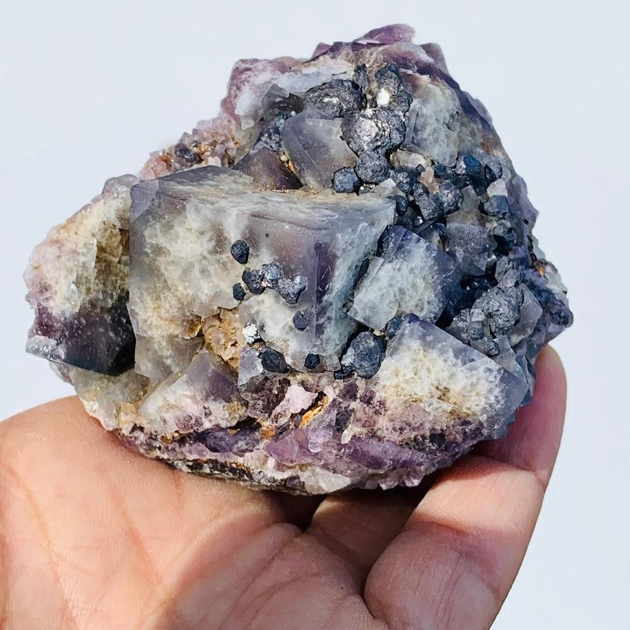 Famous Locality~Rogerley Mine Large Fluorite Cluster From Frosterley, England #1 - Earth Family Crystals