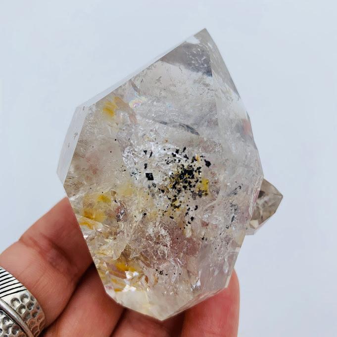 Gorgeous Double Terminated Large Herkimer Diamond From New York - Earth Family Crystals