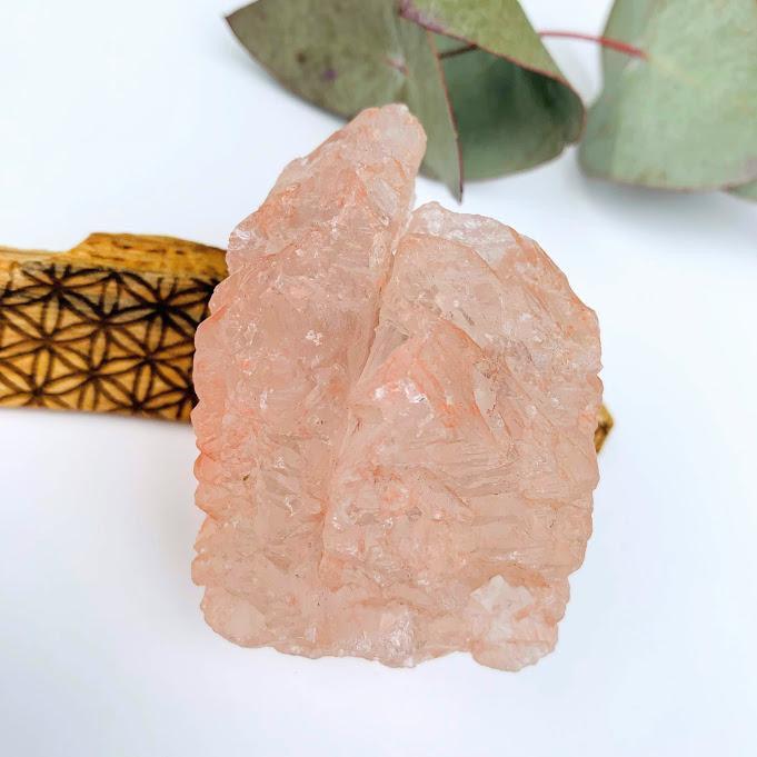Chunky Himalayan Pink Nirvana Ice Quartz Specimen - Earth Family Crystals