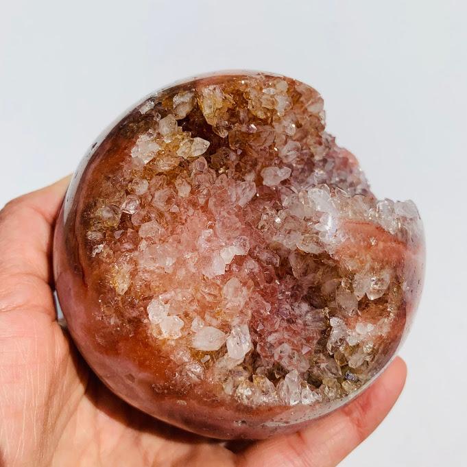 Amazing High Grade XXL Pink Amethyst Druzy Geode Sphere~ Locality Patagonia - Earth Family Crystals