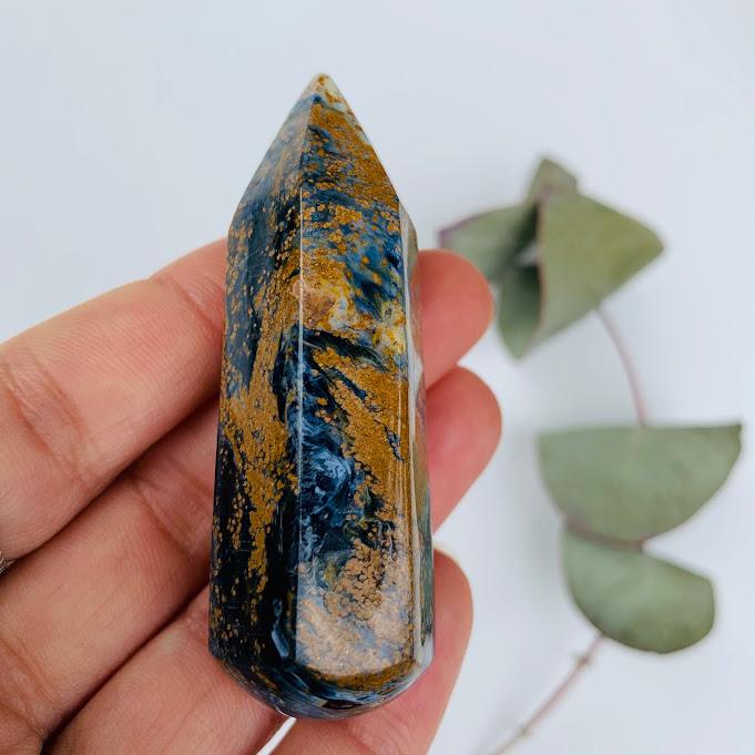 Unique & Stunning Healing Pietersite Wand Carving #6 - Earth Family Crystals