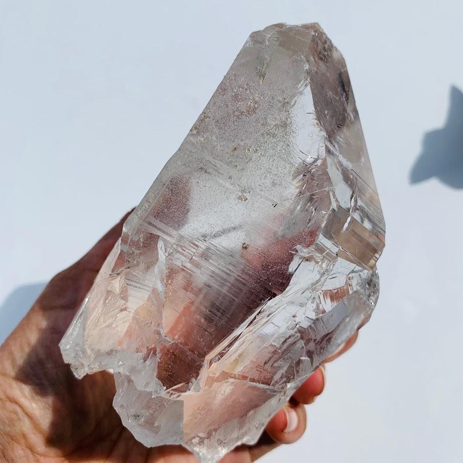 Reserved For Karen S. XL Incredible Brilliance~High Vibration Himalayan Clear Quartz Natural Point Specimen - Earth Family Crystals